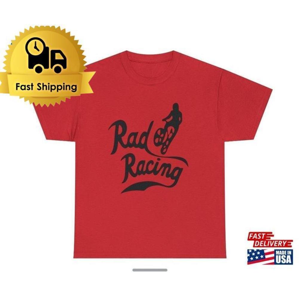 Rad Racing Team 80S Bmx Movie Cru Jones Unisex Tee Red T-Shirt Classic